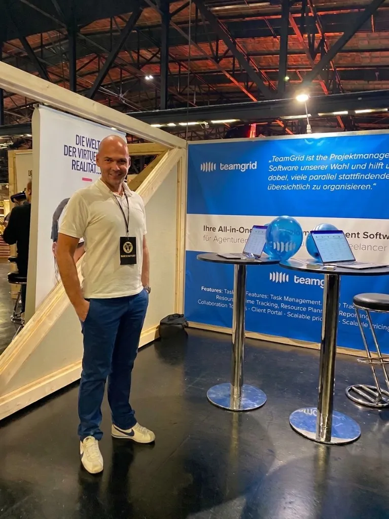TeamGrid stand at CAMPIXX 2019 in Berlin