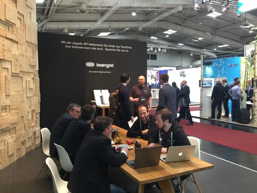 TeamGrid with sipgate at CeBIT 2017 in Hannover